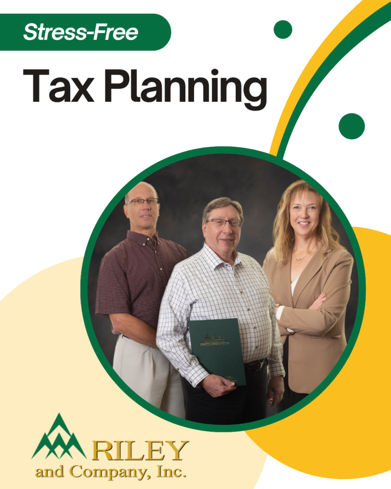 Stress-Free Tax Planning with Riley and Company, Inc.